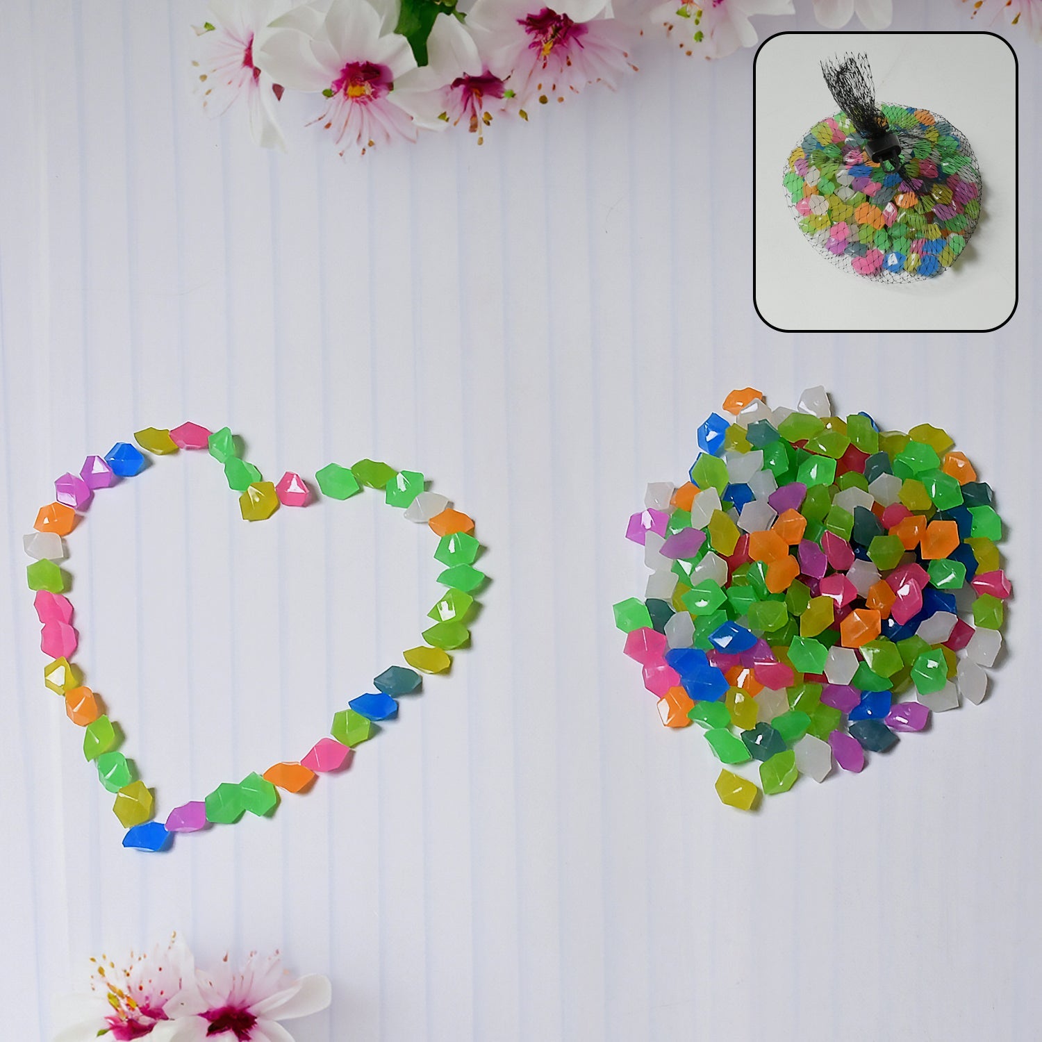 Multi-Color Decorative Stone for Garden / Lawn / Aquarium Fish Tank Gravel / Flower Pots Decoration Pebbles for Fish Bowl & All Purpose Attractive Stone Set Multi-Color Decorative Stone for Garden / Lawn / Aquarium Fish Tank Gravel / Flower Pots Decoration Pebbles for Fish Bowl & All Purpose Attractive Stone Set